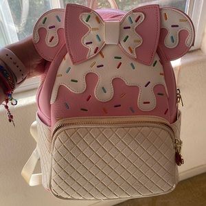 Mini mouse sundae loungefly mini backpack